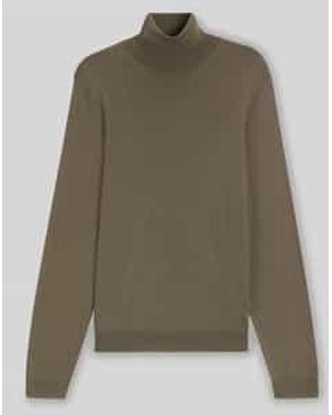 BOSS Regular Fit Coltrui Van Pure Scheerwol, Model 'Musso' - Groen