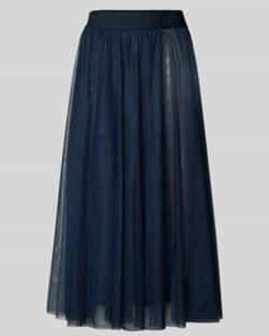 Joop! Midirok Met Elastische Band Met Label - Blauw