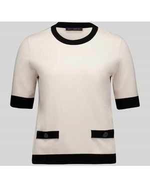Betty Barclay Slim Fit Pullover aus Viskose-Mix - Natur