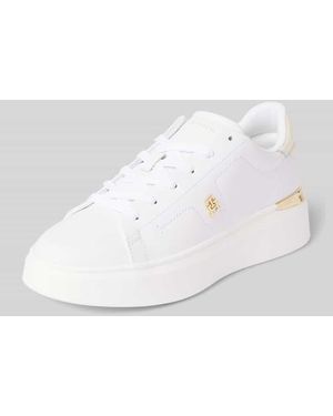 Tommy Hilfiger Low Top Sneaker aus Leder - Weiß