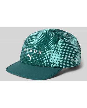 PUMA Cap mit Allover-Muster Modell 'PUMA X HYROX' - Grün