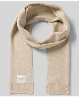 Profuomo Schal mit Label-Detail - Natur
