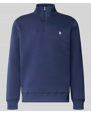 Review Sweatshirt aus reiner Baumwolle - Blau