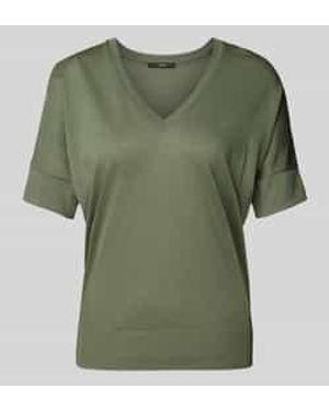 Windsor. T-shirt Met Ribboorden - Groen