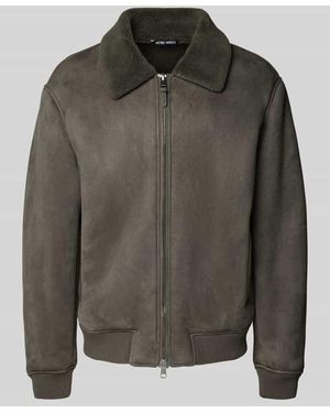 Antony Morato Jacke mit Kentkragen - Grau
