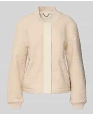 Milano Italy Teddyjack Met Verborgen Ritssluiting - Naturel