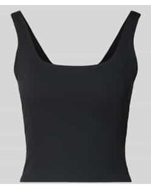 Fabletics Slim Fit Top Met Geïntegreerde Bh Model 'Pureluxe' - Zwart