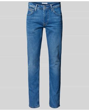 Pepe Jeans Slim Fit Jeans im 5-Pocket-Design Modell 'Hatch' - Blau