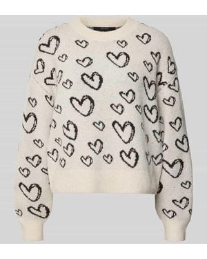 Vero Moda Pullover mit Rundhalsausschnitt - Natur
