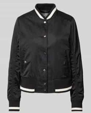 IQ Studio Bomberjack Met Drukknopen - Zwart