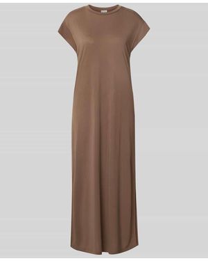 Pieces Gerades Freizeitkleid aus Viskose-Mix Modell 'ANORA' - Braun