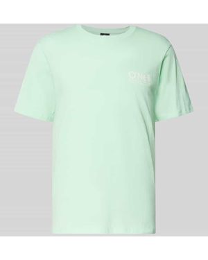 O'neill Sportswear T-Shirt mit Logo-Print und Rundhalsausschnitt - Grün