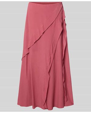 Ted Baker Maxirock mit Volants Modell 'olwani' - Pink