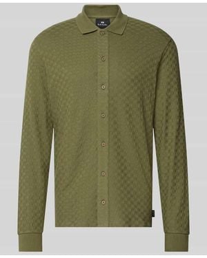 Paul Smith Regular Fit Freizeithemd mit Kentkragen - Grün