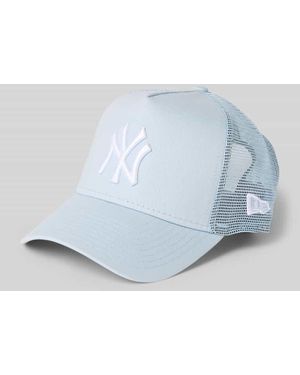 KTZ Trucker Cap mit Statement-Stitching Modell 'LEAGUE ESSENTIAL' - Blau
