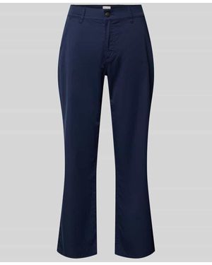 Brax Flared Stoffhose mit verkürztem Schnitt Modell 'STYLE.MAINE' - Blau