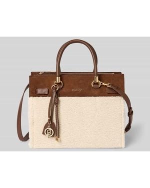 Liu Jo Tote Bag mit Logo-Detail - Natur