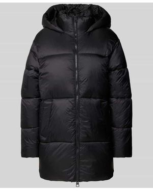 Jake*s Steppjacke Mit Zweiwege-Reißverschluss - Schwarz