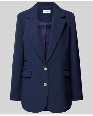 Be Pure Dutch Blazer Mit Brustleistentasche - Blau