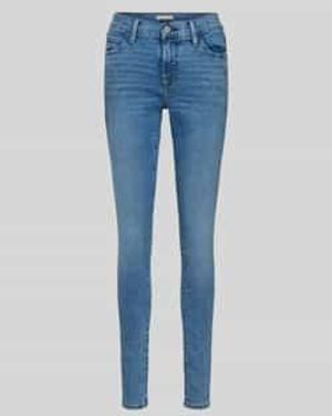 Levi's Super Skinny Fit Jeans Im 5-Pocket-Design Modell '710' - Blau