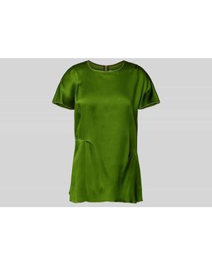 Victoria Beckham Blusenshirt mit Rundhalsausschnitt - Grün