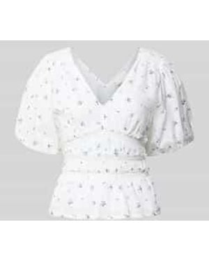Neo Noir Blouses Korte Mouw - Wit