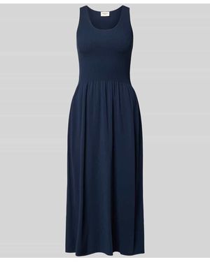 Weekend by Maxmara A-Linie Strickkleid aus Viskose-Mix Modell 'CALIBRI' - Blau