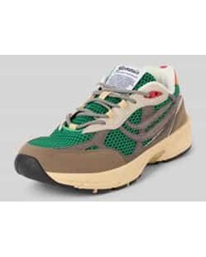 Genesis Sneakers Met Vetersluiting - Groen