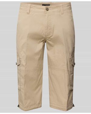 Bugatti Bermudas mit Cargotaschen Modell 'Capri' - Natur