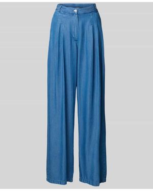 Smith & Soul Wide Fit Hose aus Lyocell mit Gesäßtaschen - Blau