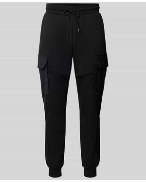 Antony Morato Slim Fit Sweatpants mit Cargotaschen - Schwarz