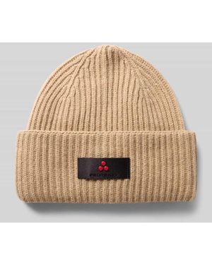 Peuterey Beanie mit Kaschmir-Anteil Modell 'SAVIS' - Natur