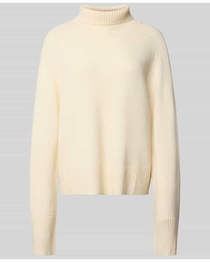 BOSS Regular Fit Rollkragenpullover aus reinem Kaschmir Modell 'FALONSO' - Natur