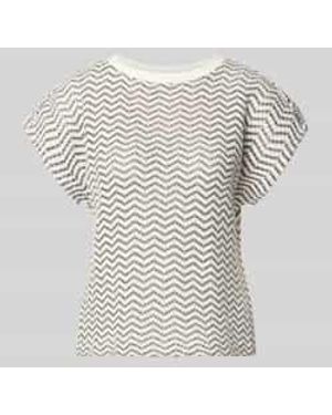 Comma, T-Shirts - Wit