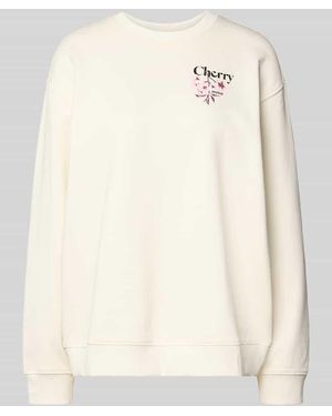 HUGO Relaxed Fit Sweatshirt aus reiner Baumwolle Modell ''Classic Crew_B_4'' - Natur