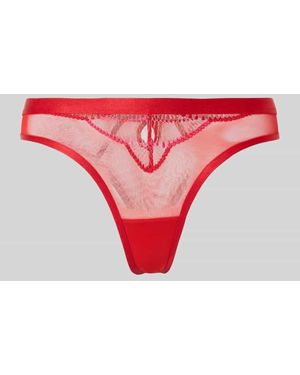 Triumph String mit moderner Silhouette und Keyhole-Detail am Rücken - Rot