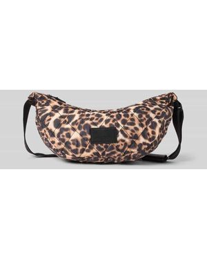 SEIDENFELT Crossbody Bag mit Label-Detail Modell 'EVENES' - Mehrfarbig