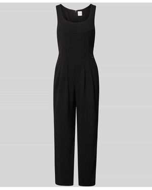 Calvin Klein Jumpsuit mit Rundhalsausschnitt - Schwarz