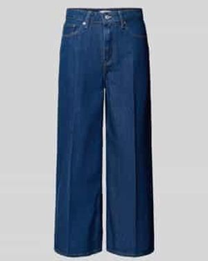 Tommy Hilfiger Wide Leg Jeans aus reiner Baumwolle Modell 'ACE' - Blau