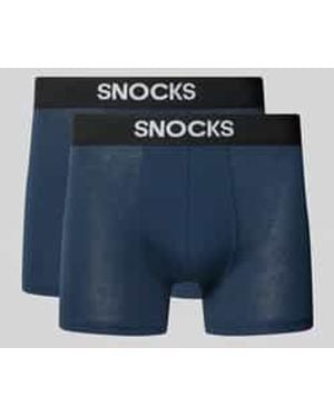 Snocks Boxers - Blauw