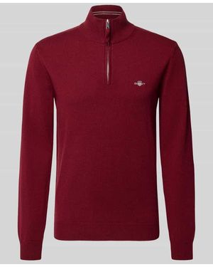 GANT Troyer aus reiner Wolle - Rot