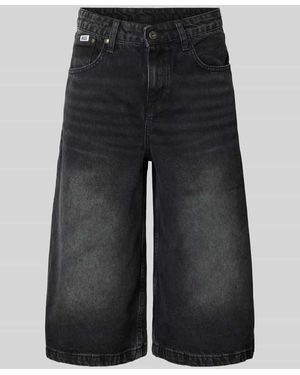 The Ragged Priest Regular Fit Jeansshorts Im 5-Pocket-Design - Schwarz