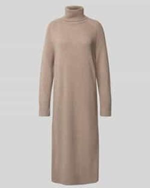 GANT Gebreid Jurk Met Kasjmier En Col - Naturel