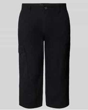S.oliver Relaxed Fit Bermuda Van Katoenmix - Blauw