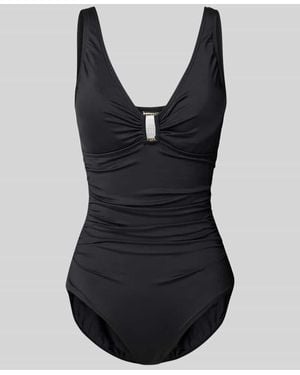 Ralph Lauren Badeanzug mit herausnehmbaren Cups - Schwarz