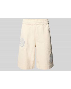 Isnurh Shorts Mit Elastischem Bund - Natur