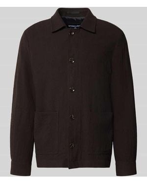 Strellson Blouson Modell 'Dellin' mit Pattentaschen - Schwarz