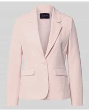 S.oliver Slim Fit Blazer Met Reverskraag - Roze