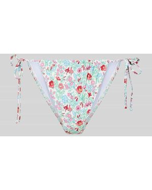 Pieces Bikinihose aus elastischem Material Modell 'BAOMI' - Blau