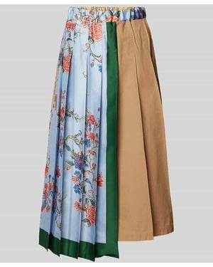 Weekend by Maxmara Maxirock mit Bundfalten Modell 'OPEROSO' - Blau